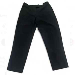 Aritzia Wilfred High Rise Straight Leg Trousers Women 8 Black Workwear EUC